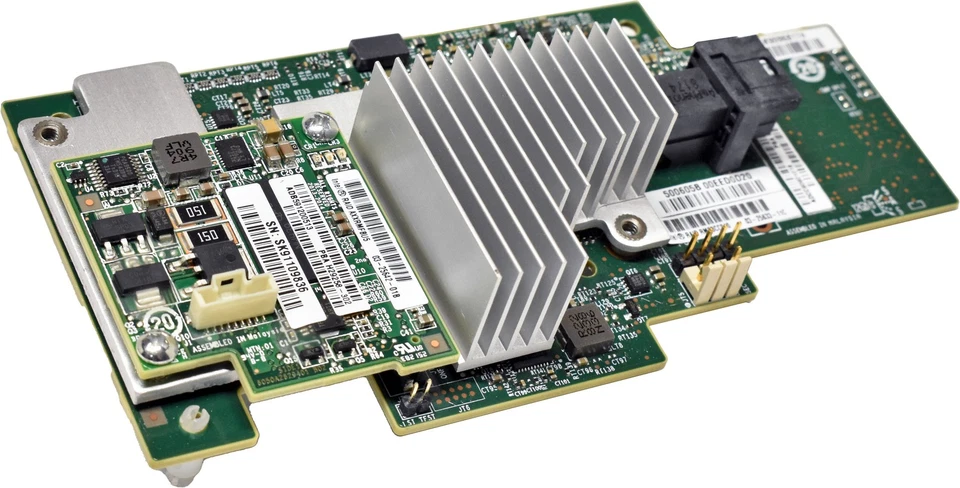 Intel 12G MiniSAS HD RAID Controller PBA H24095-303 03-25633-11C RMS3CC040 - Immagine 2 di 4