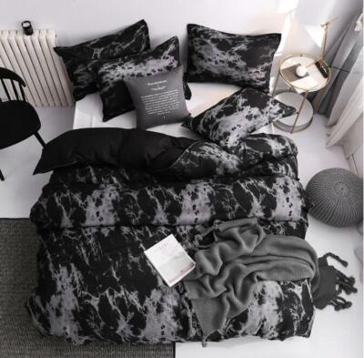 3D Grau Marmor NAM92688 Bett Kissenbezüge Decke Bettdecke Abdeckung Set Fay