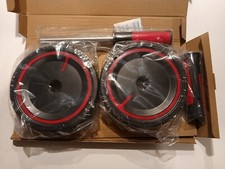 Readaeer Metal Handle Ab Roller Wheel with Knee Pad Abdominal Black  Red, New.