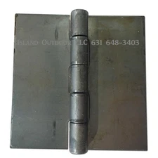 2 PACK 4" x 4 in Butt Hinge Weld-On Steel Jeep bbq Tailgate gate smoker trailer