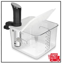 EVERIE Hinged Collapsible Sous Vide Container Lid Compatible with Anova Culin