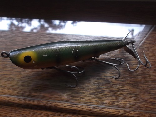 Older USA Made Barracuda Dalton Special 4" Green Perch - Picture 2 of 4