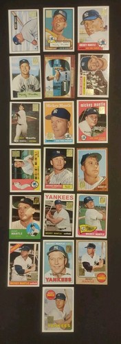 1996 Topps Complete MICKEY MANTLE Commemorative Set 1-19 NM/Mint 1952 Topps