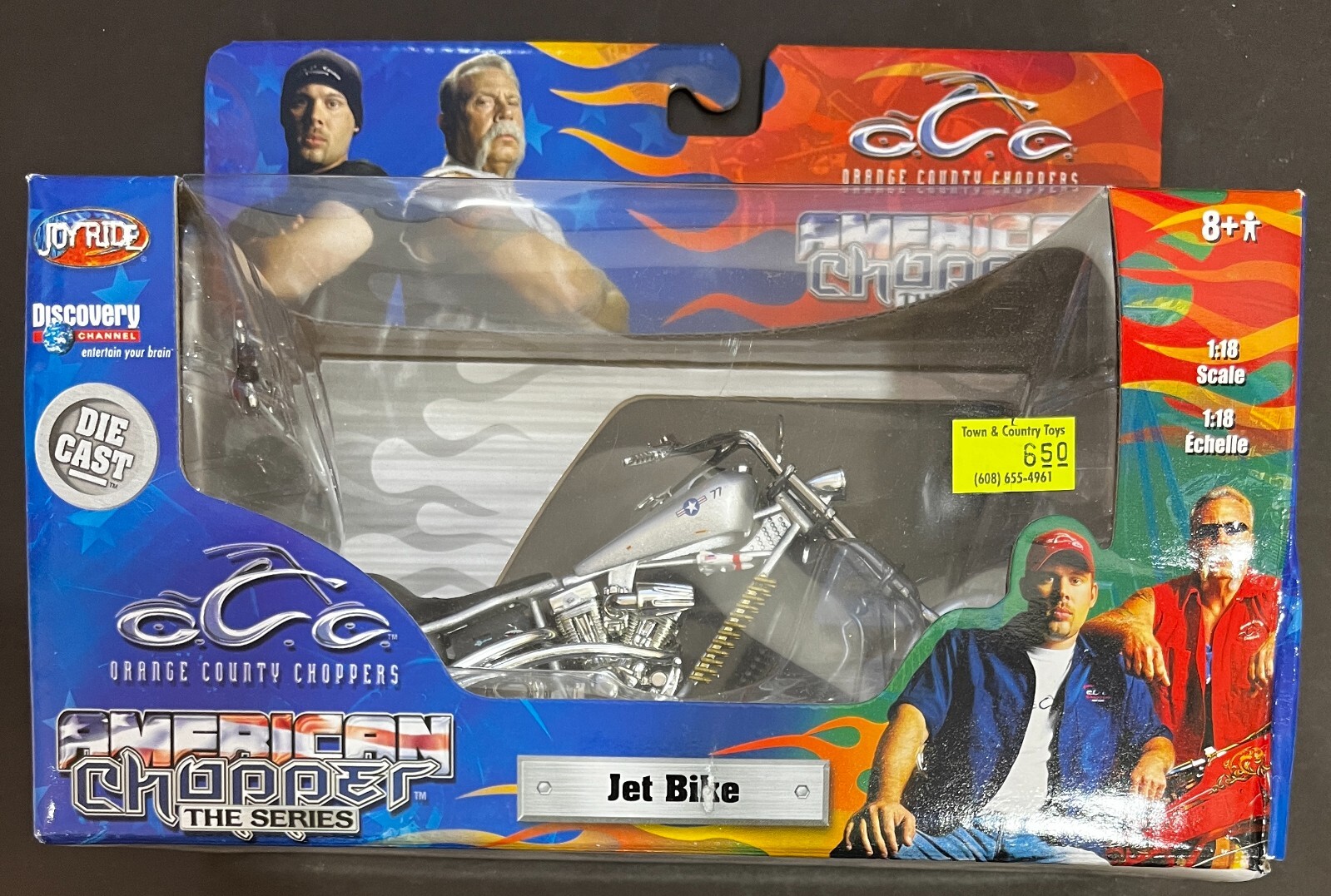 Joyride 2004 Orange County Choppers Jet Bike 1:18 American Chopper