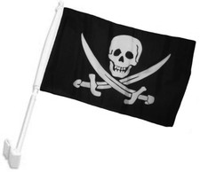 12x18 Wholesale Lot 12 Calico Jack Rackham Pirate Skull Car Vehicle 12