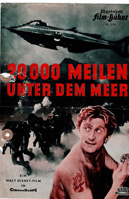 Filmprogramm IFB Nr.3123 Kirk Douglas 20.000 MEILEN UNTER DEM MEER 4 Seiten