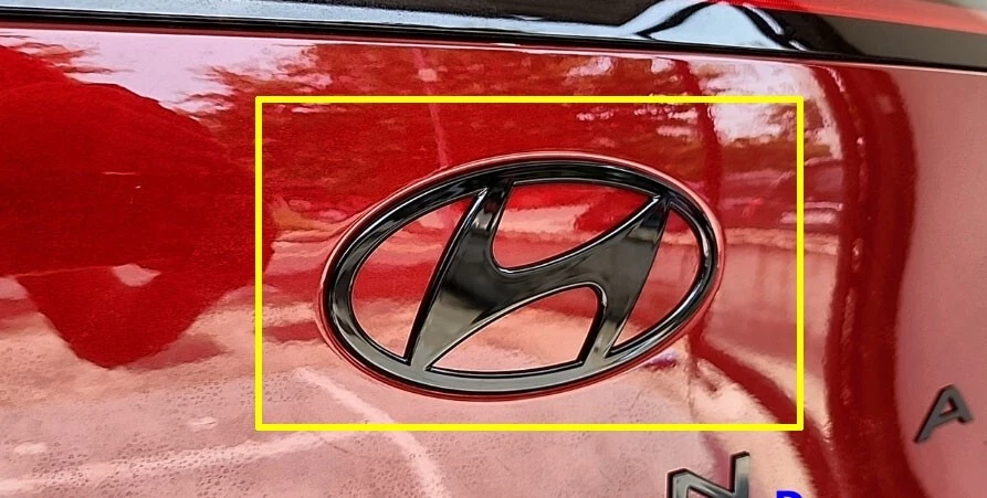 3pc Front Rear emblem for 2024 2025 2026 Hyundai Kona Hybrid EV N Line - Image 2 of 4