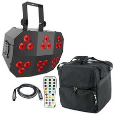 Chauvet DJ Wash FX 2 Multi-Purpose Party Effect Light  Remote  Carry Bag Pack
