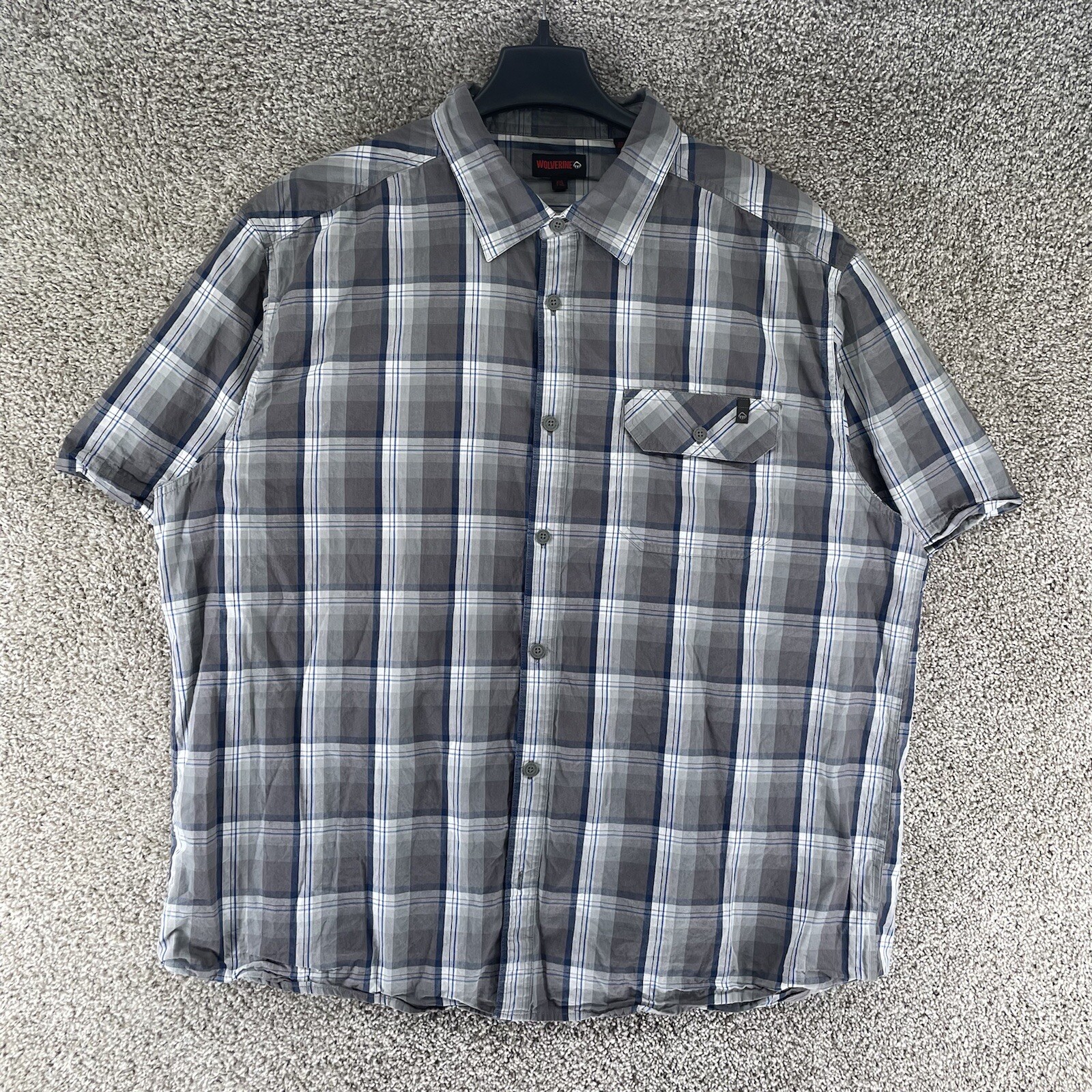 wolverine button down shirt