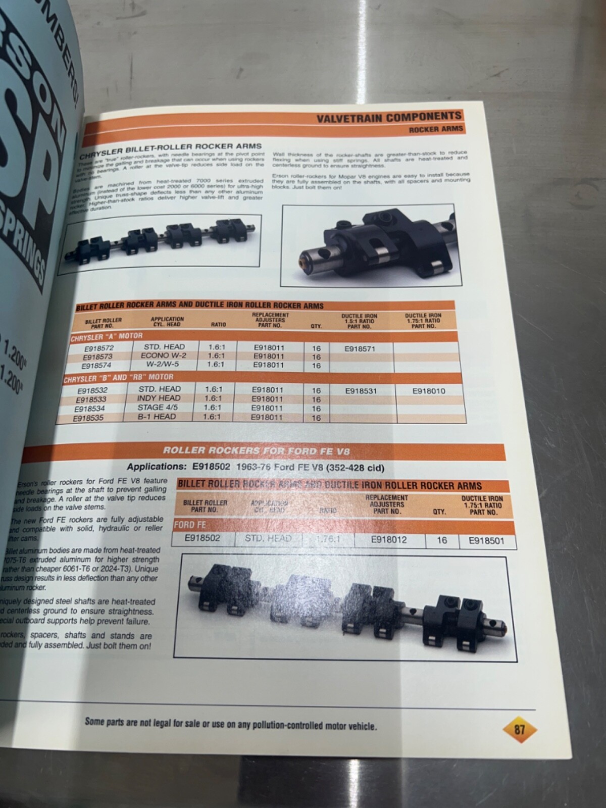 1999 ERSON CAMS CATALOG eBay