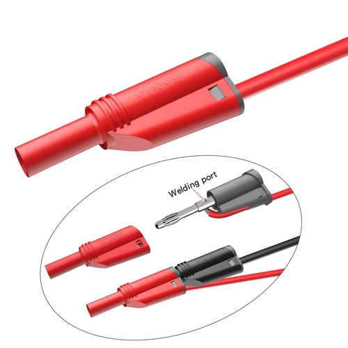 Goupchn 5PCS Banana Plug Silicone Test Leads Kit 4mm Fully Insulated Safety S... - Picture 3 of 7