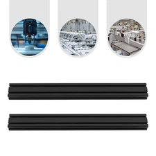Aluminum Profile, T-slot Aluminum Profile, 2-Pack T-slot Aluminum Profiles Black