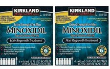 12 MONTHS Kirkland Minoxidil 5 Extra Strength Men Hair Regrowth, EXP: 01/27