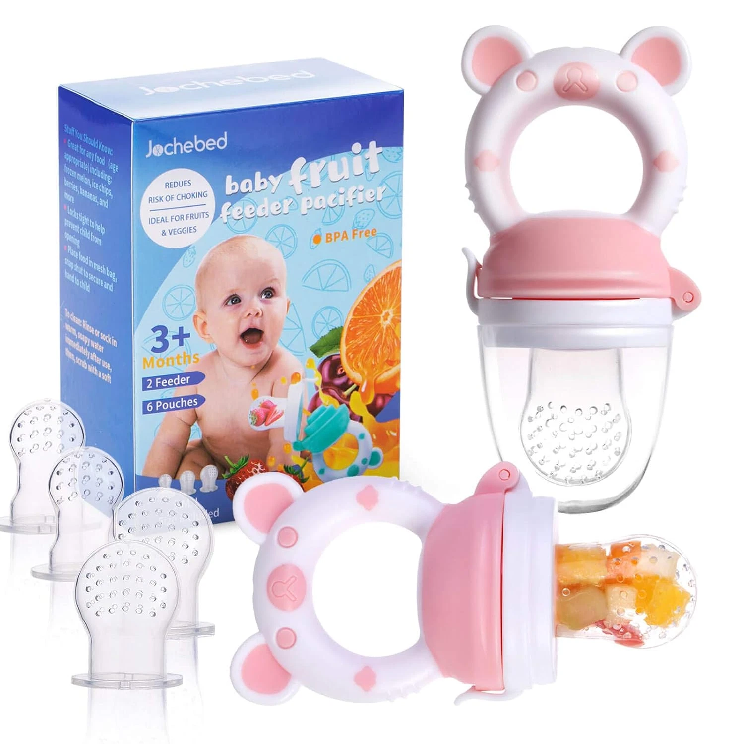 Chupetes Alimentadores de Alimentos Para Bebes Alimentador de Chupetes de Frutas