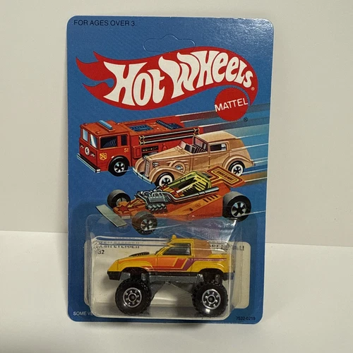 Hot Wheels Vintage Carded 1982 Yellow Gulch Stepper No.7532-0219 Unpunched