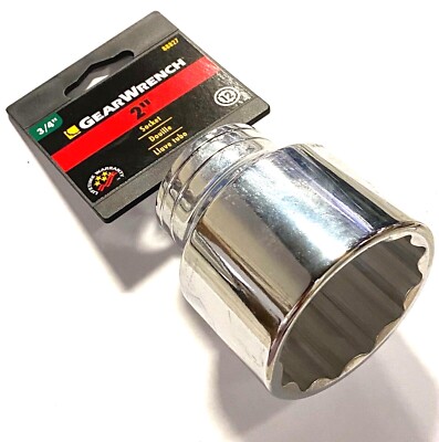 GearWrench 3/4'' Drive 2'' Socket 12 Point 88827