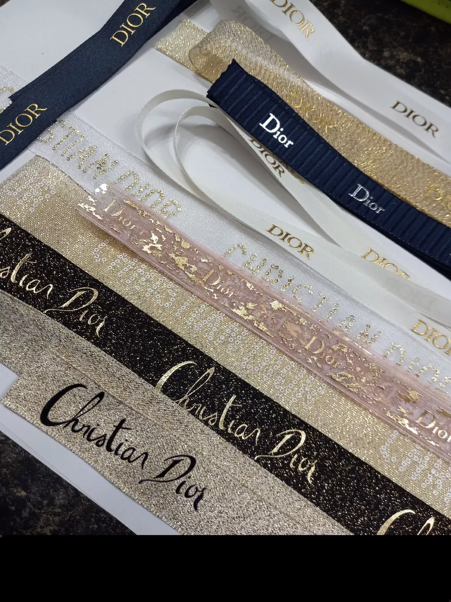 DIOR LOVERS Designer Ribbon Bundle 5 yards TEN DIFFERENT