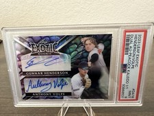 Rare 1/1 Leaf Exotic Rookie RC Gunnar Henderson Anthony Volpe Auto 1 Of 1 SSP