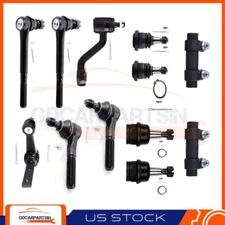 Fits Dodge Ram 1500 2WD Suspension 12x Front Idler Pitman Arm Tie Rod Ends Kit