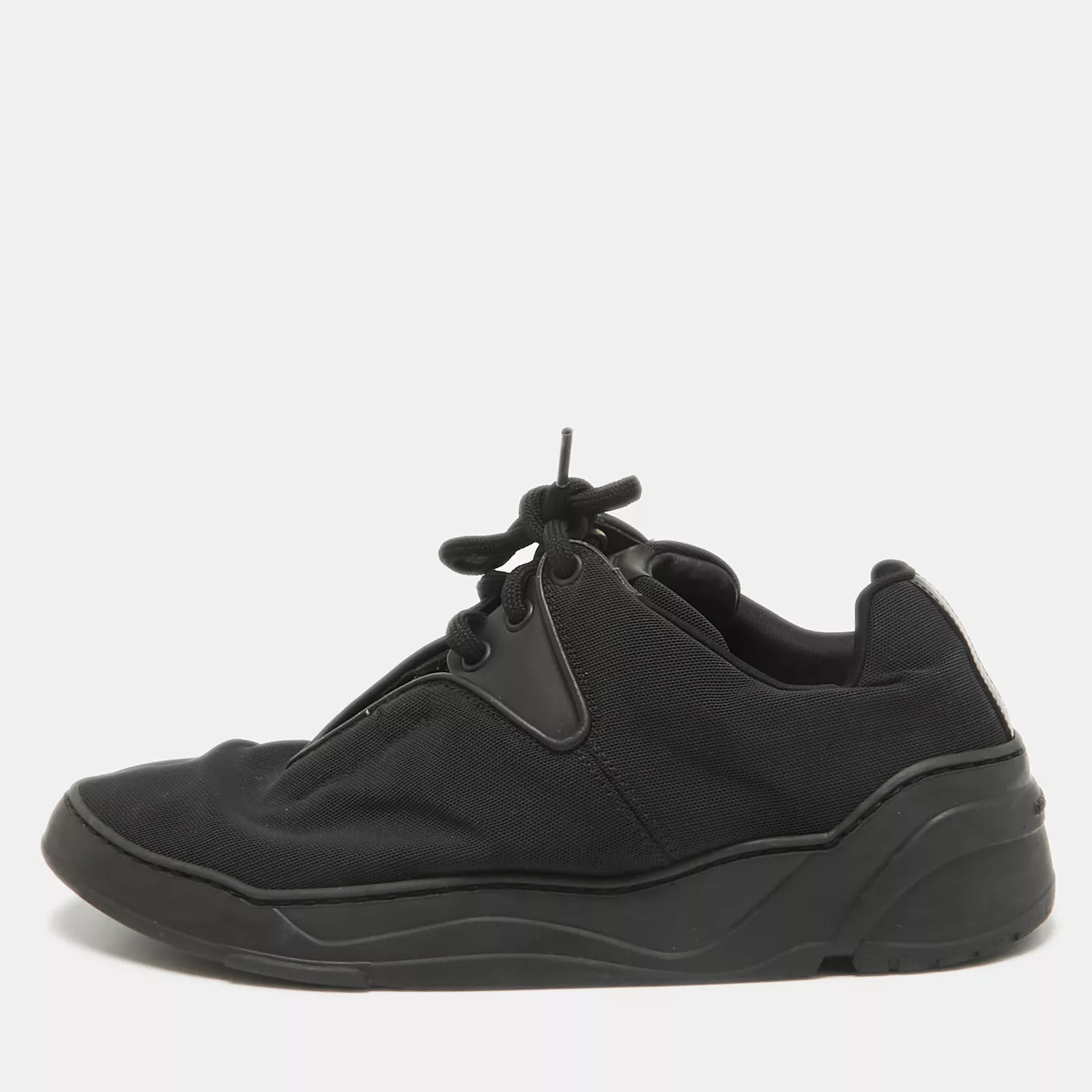 Baskets à lacets Dior noires en toile et cuir pointure 39