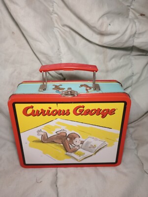Curious George Vintage Metal Lunchbox EBay curious-george-vintage-metal-lunchbox-ebay