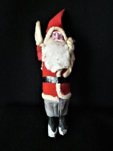 Vintage Clay Face, Santa Figure  5" - Japan - Picture 1 of 6