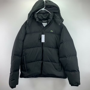 lacoste black coat