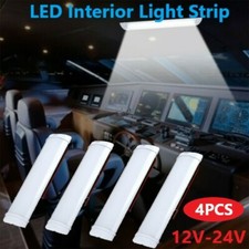 4x LED ON/OFF Switch Interior Light Strip Bar 12VOLT Car Caravan Van Bus 12V-24V