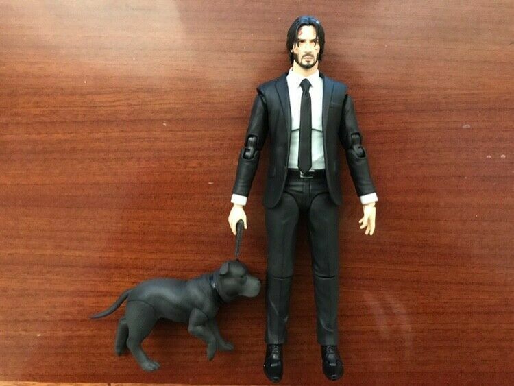 マフェックス No.085 チャプター2 ジョン ウィックJohn wick Maf No. 085 John Wick Chapter 2 Toys With Dog Action Figure