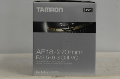 Tamron AF 18-270mm F3.5-6.3 DI-II VC Lens F/Nikon New