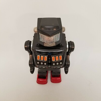 Fighting Space Man Robot Horikawa Japan Large Litho Tin Toy Fighting Space Man Robot Horikawa Japan Large Litho Tin Toy