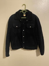 Rare APC Corduroy Snap Button Sherpa Wool Lined Trucker Jacket Premium Quality🔥