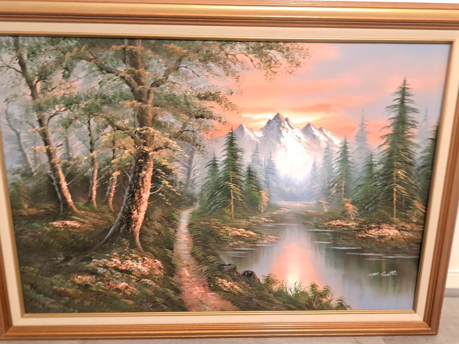 large landscape oil paintings on canvas eBay