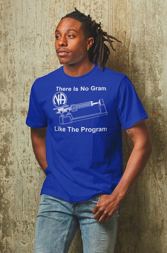 T-shirt Narcotics Anonymous NO GRAM LIKE THE PROGRAM - Spedizione gratuita - Foto 14 di 27