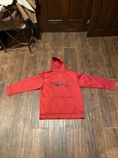 Vintage Nike Center Swoosh Hoodie Size Youth XL Men  s Small