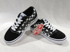 Vans Boy's Ward Checkered Black/White Skate Shoes - Assorted Sizes NWB