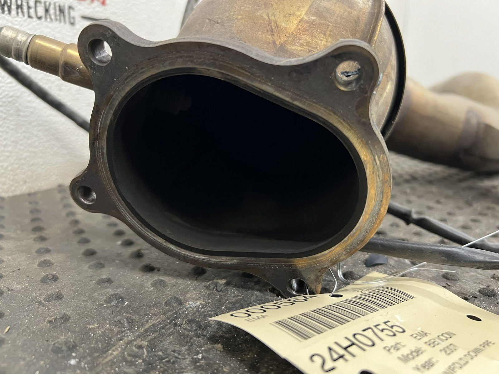 03-12 BENTLEY CONTINENTAL GT PASSENGER EXHAUST MANIFOLD DOWN PIPE 54K 3W0253059A