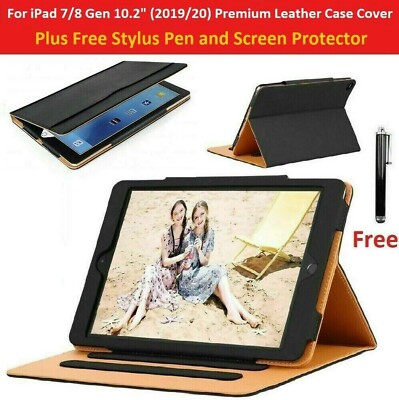 For iPad 9th/8th/7th Gen 21/20/19 Premium Pu Leather Case Stand Cover  UK