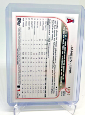 2022 Topps Series 2 JANSON JUNK RC Father's Day Parallel 49/50