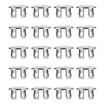  20 Pcs Überlauflochabdeckung Waschbeckenstopper Badezimmerablauf