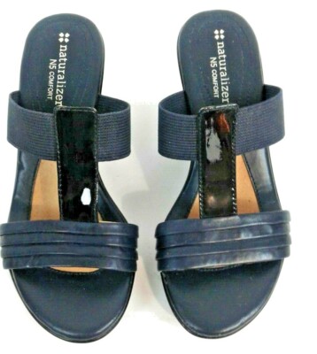 Naturalizer N5 Comfort Naturalizer N5 Comfort Black Leather Wedge