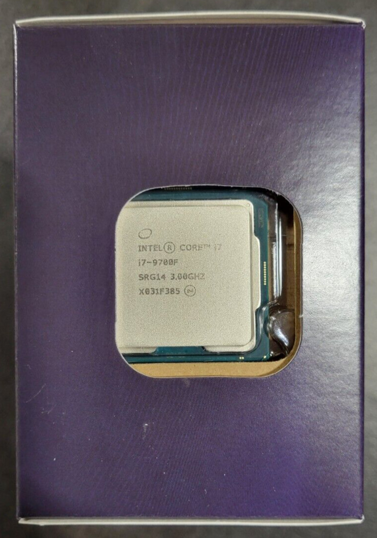 Intel Core i7-9700F 9th Generation 8-core - 8-Threads 3.0 GHz 4.7