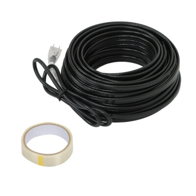 100 Feet Heat Tape Heat Cable Roof Heat Cable Snow De-icing Kit 8W/FT 120V 60HZ