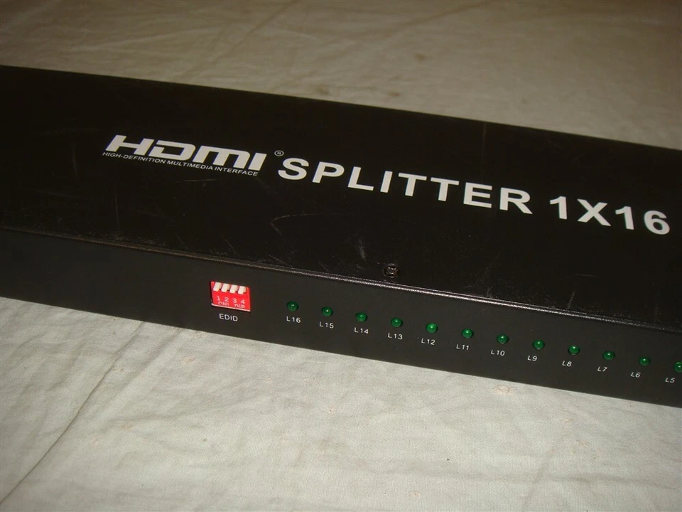 1X16 POWERED 4K ULTRA HD HDMI SPLITTER W CONNECTION LED'S -READ! - Image 4 of 4