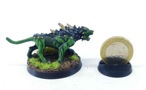 Miniatura Pintada Hell Hound 28/32mm | Painted RPG Wargame