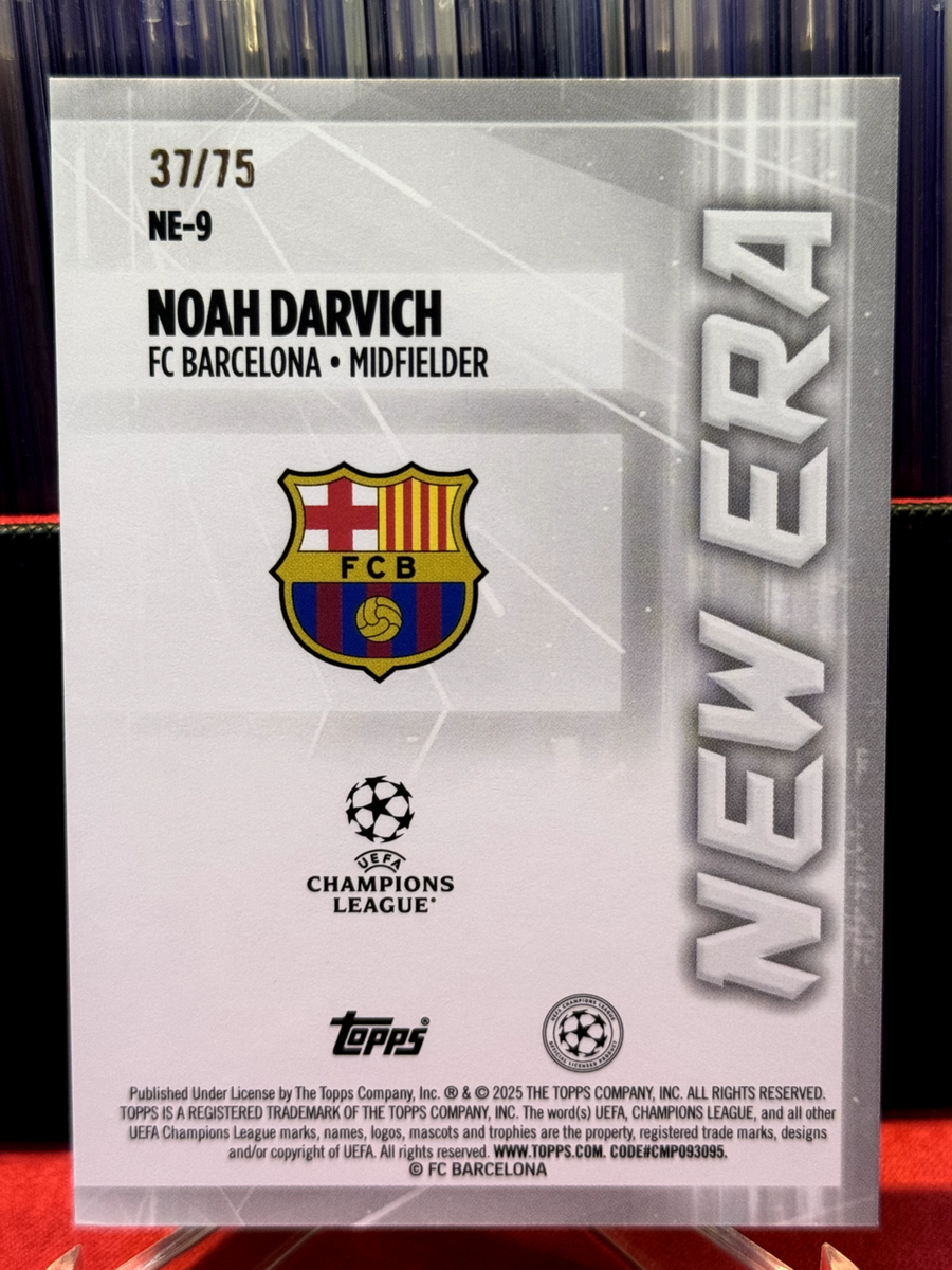 2024-25 Topps Barcelona Team Set Bona 取り上げる Fide Baller Noah 