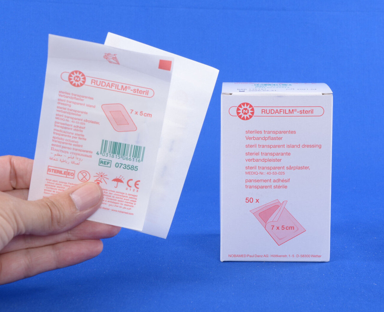 Rudafilm Steril 50 St. Wundverband wasserfest transparent Pflaster, Alle Größen