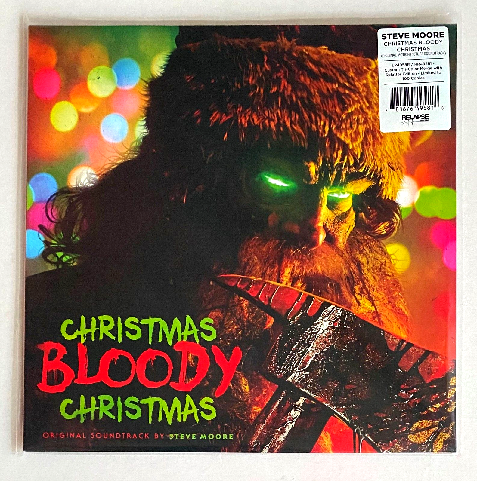 CHRISTMAS BLOODY CHRISTMAS * US LIMITED COLOUR VINYL SOUNDTRACK * 100 ONLY! * BN