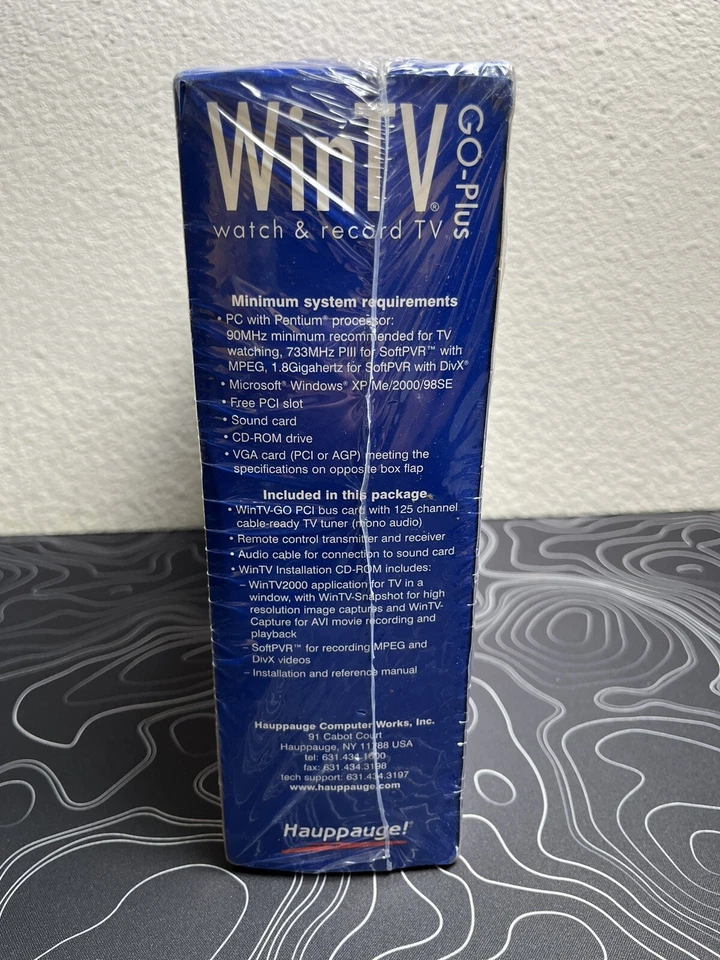 Hauppauge WinTV-Go-Plus Model 1033 Tuner Card Cable Ready Remote CD Install - Image 4 of 4