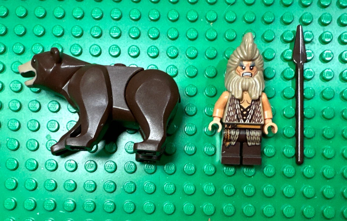 LEGO Lord of the Rings The Hobbit Minifig lor075 Beorn in Set 79011 + Bear  | eBay